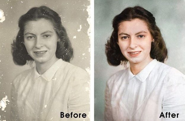 ai restore old photo