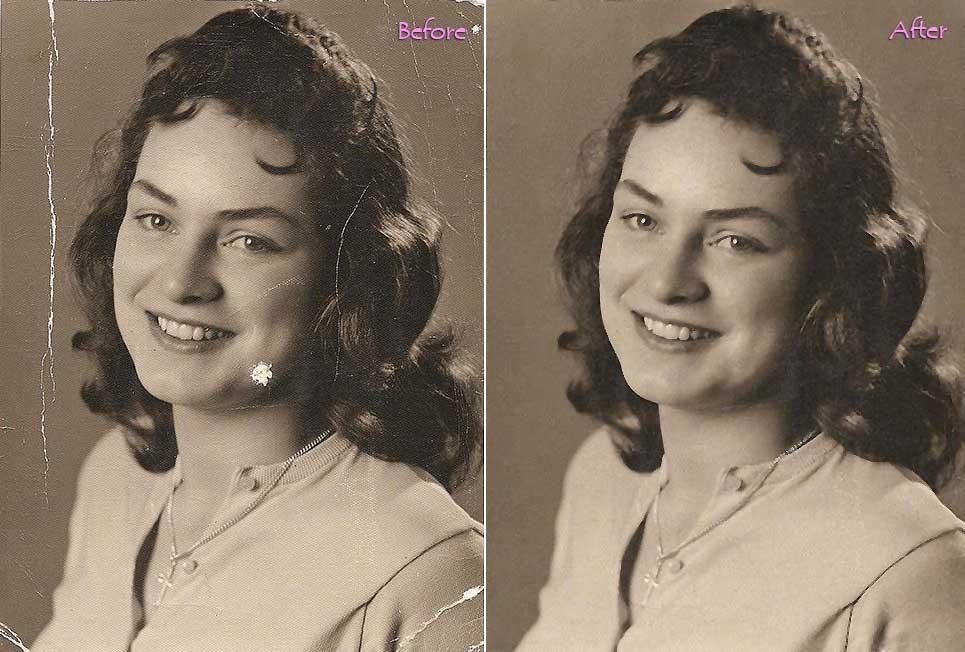 ai restore old photo