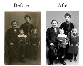 ai restore old photo