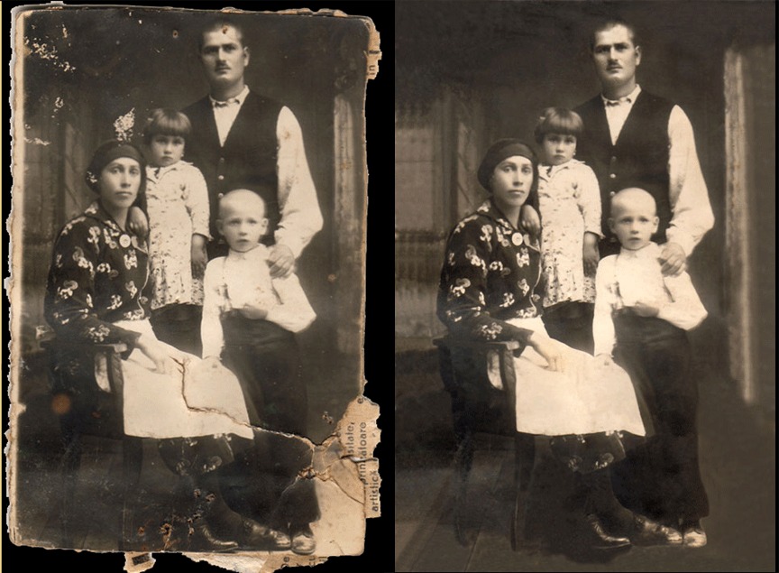 ai restore old photo