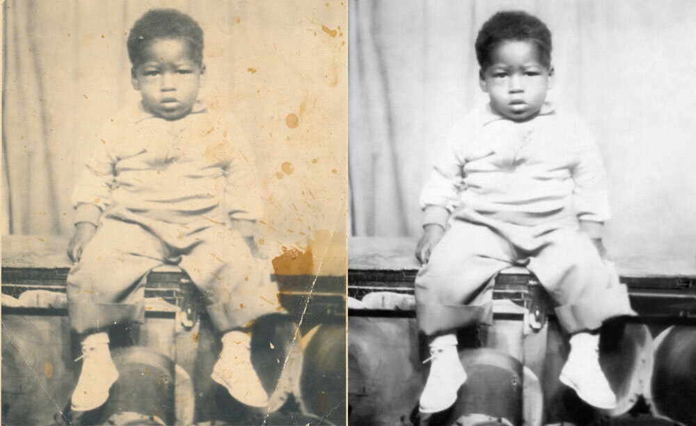 ai restore old photo