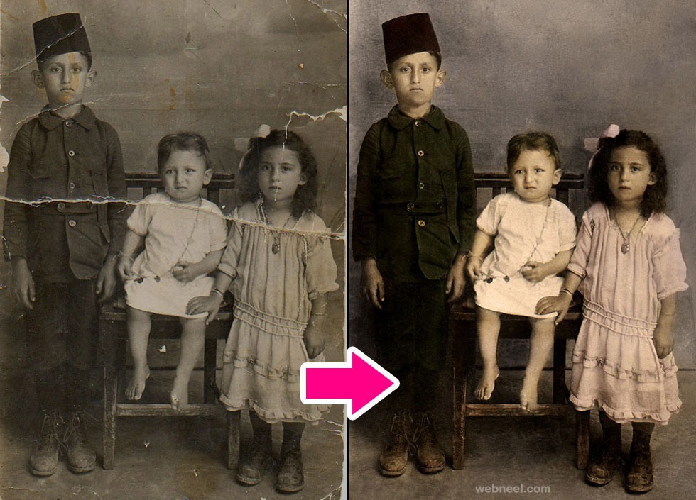 ai restore old photo