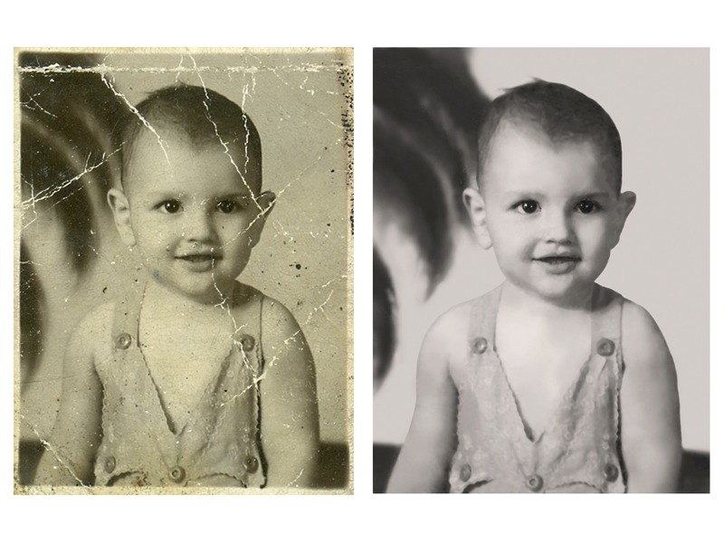ai restore old photo