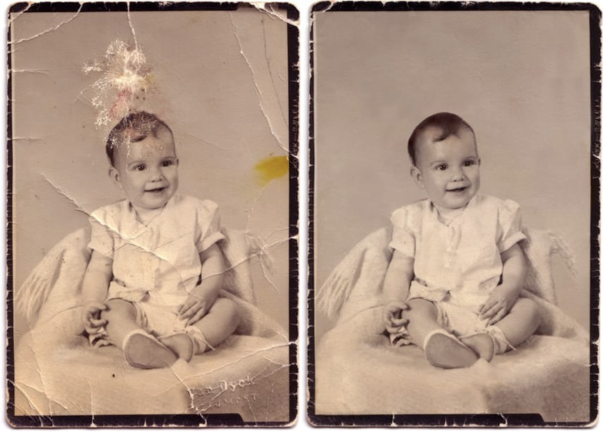 ai restore old photo