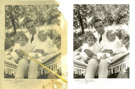 ai restore old photo