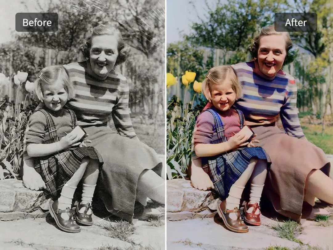 ai restore old photo
